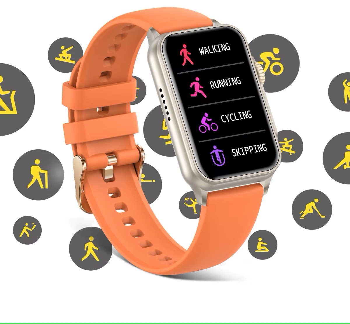 Smartwatch Damski RUBICON RNCF06 Black SMARUB222 - obrazek 12