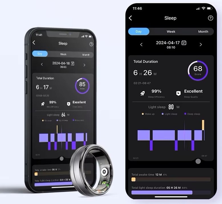 Smart Ring RUBICON R6 Gold/Silver SIZE-11(US) SMARUB327 - Зображення 10