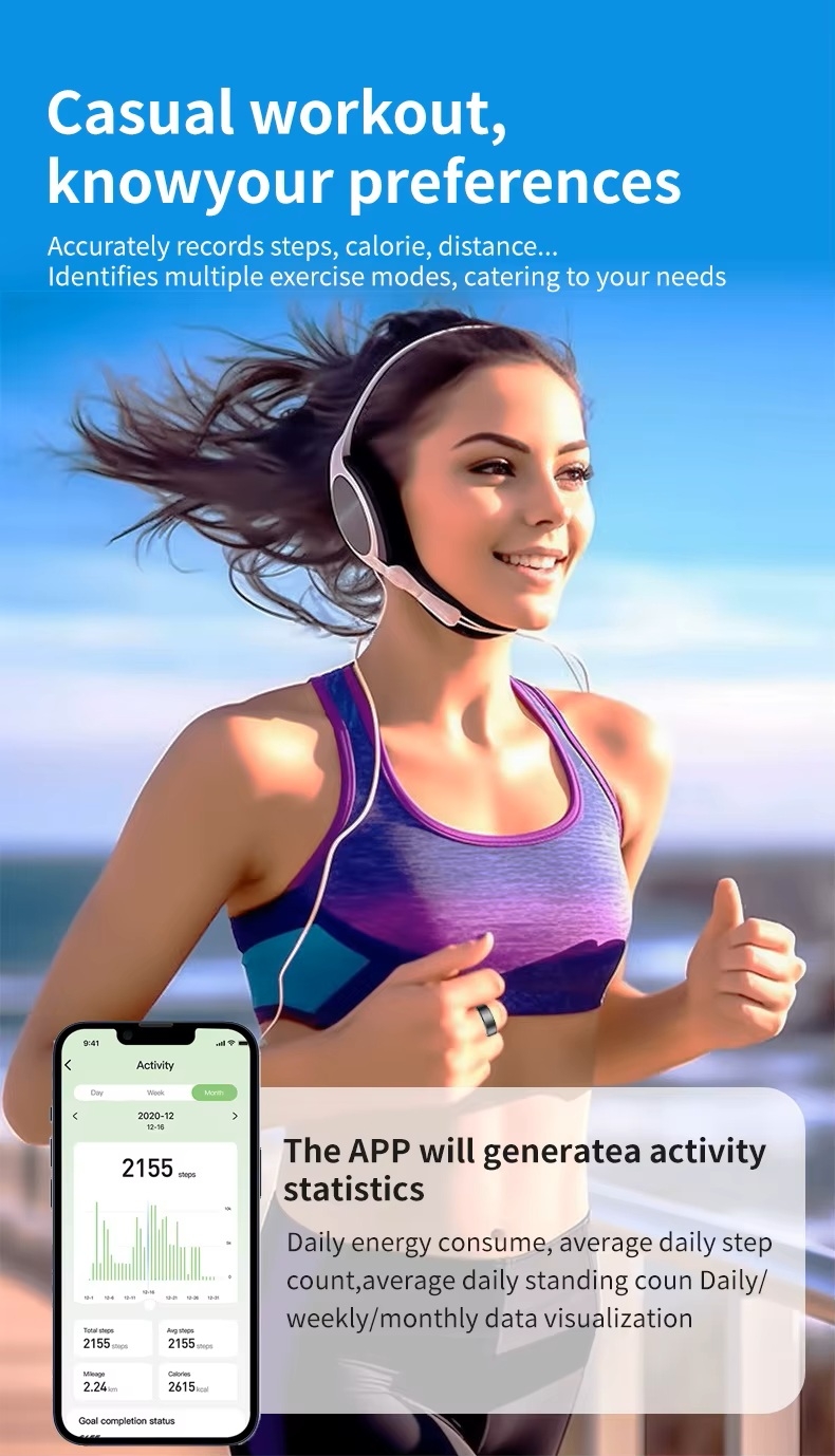 Smart Ring RUBICON R2 Rose Gold SIZE-7(US) SMARUB318 - Зображення 12