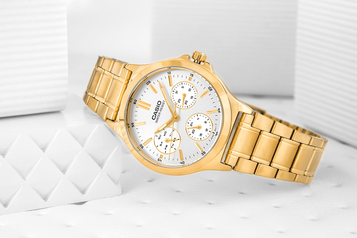 Zegarek Damski CASIO LTP-V300G-7AUDF + BOX - obrazek 6