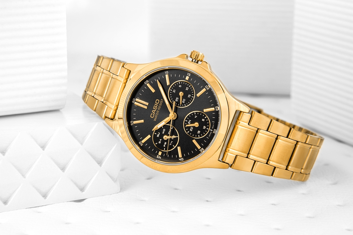 Zegarek Damski CASIO LTP-V300G-1AUDF + BOX - obrazek 6