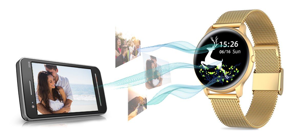 Damski SMARTWATCH G.Rossi SW015-5 Złoty - obrazek 12