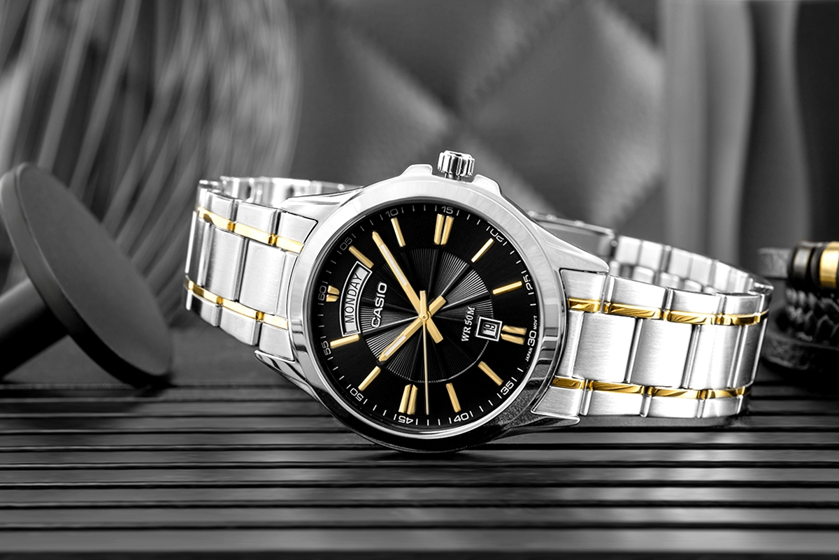 Zegarek Męski CASIO MTP-1381G-1AVDF + BOX - obrazek 6