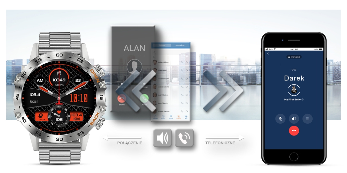 Smartwatch Gravity GT9-3 - obrazek 9