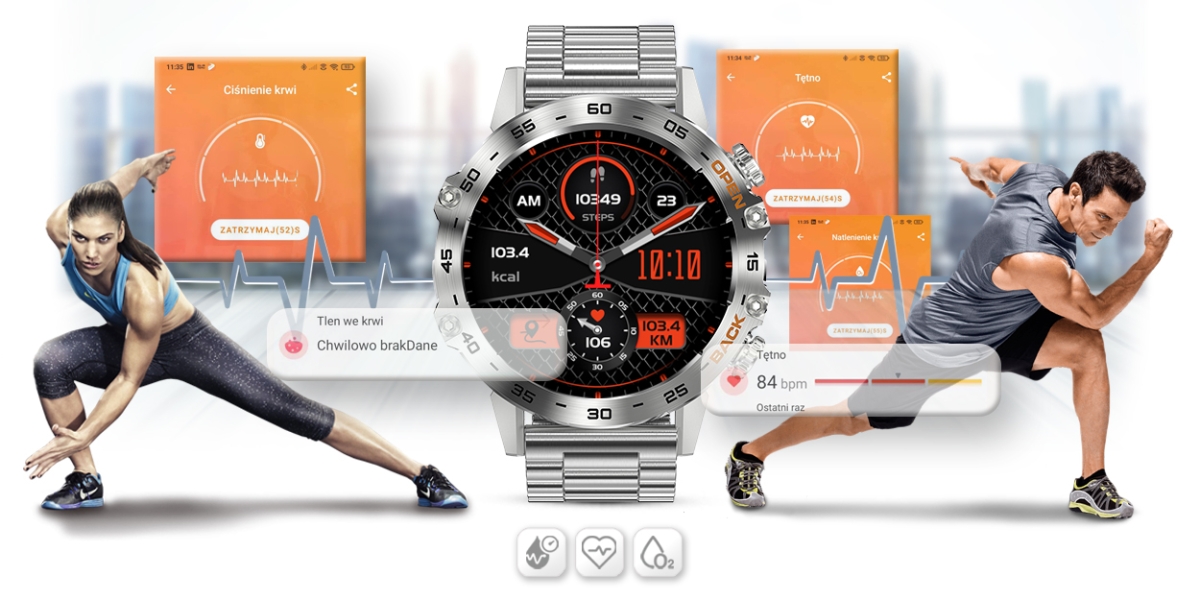 Smartwatch Gravity GT9-3 - obrazek 11
