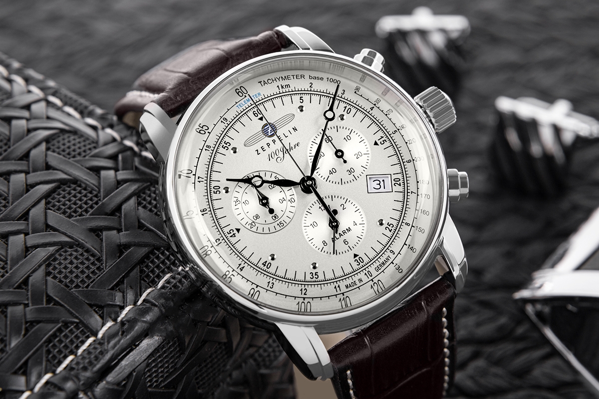 Zegarek Męski ZEPPELIN 100 Yahre 7680-1 + BOX - Зображення 4