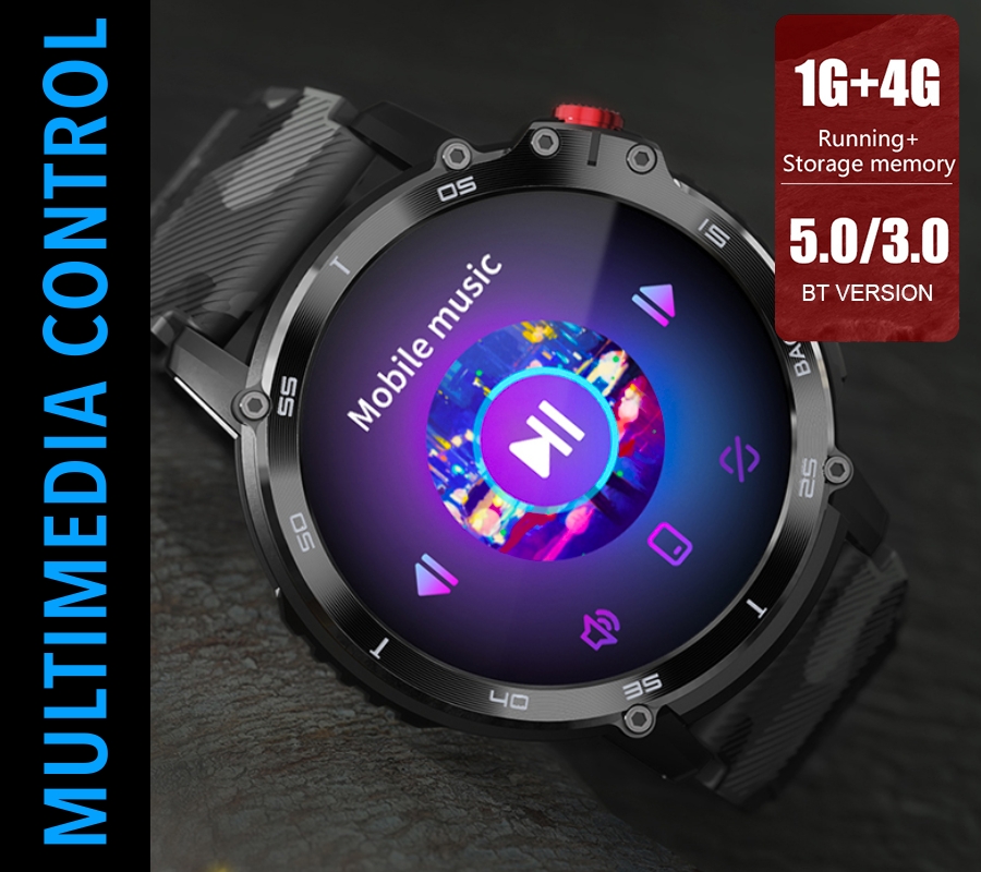 Smartwatch Męski RUBICON RNCF08 Black/Moro SMARUB232 - obrazek 13