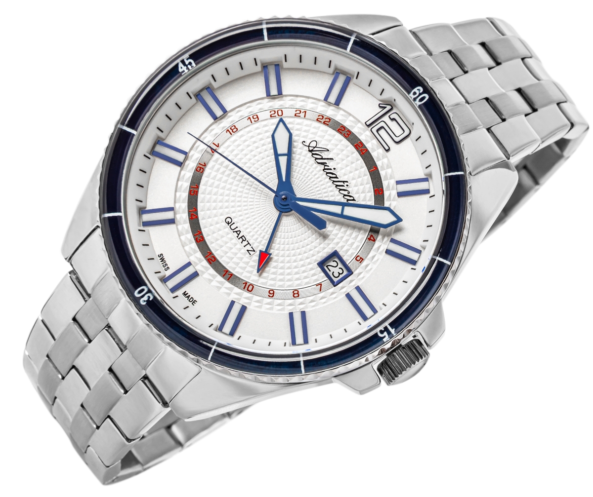 Zegarek Męski ADRIATICA Portofino A8318.T1B3Q + BOX - obrazek 2