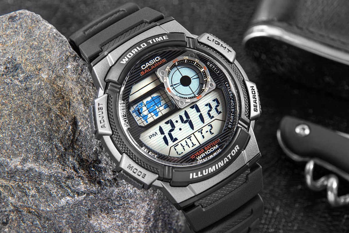 Zegarek Męski CASIO AE-1000W-1BVDF + BOX - obrazek 6