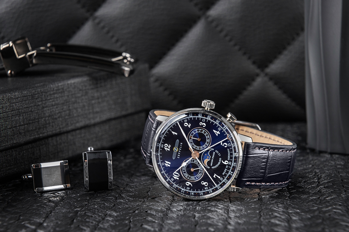 Zegarek Męski ZEPPELIN LZ129 Hindenburg 7036-3 + BOX - Зображення 5