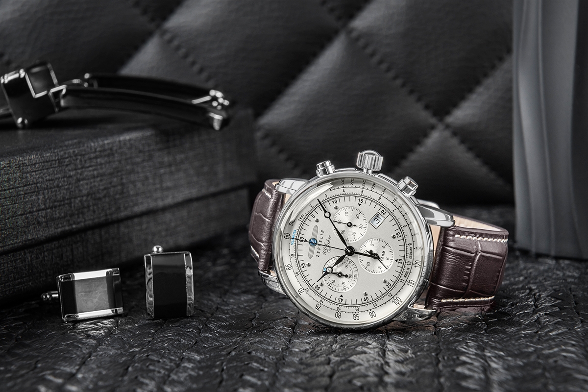 Zegarek Męski ZEPPELIN 100 Yahre 7680-1 + BOX - Зображення 5