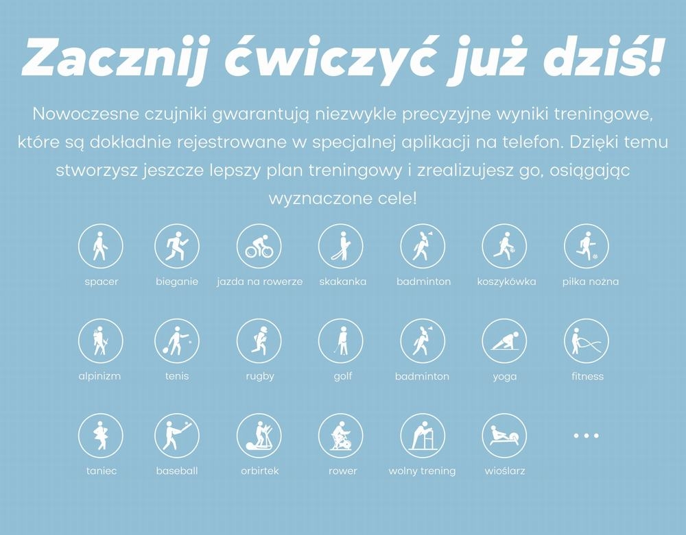 Smartwatch Damski GRAVITY GT15-11 Granatowy Pasek Silikonowy + Złota Bransoleta - Зображення 14