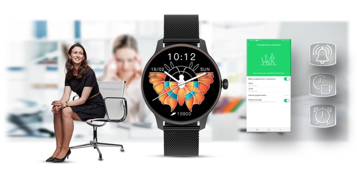 Zegarek SMARTWATCH G.ROSSI SW020-2 - Зображення 15