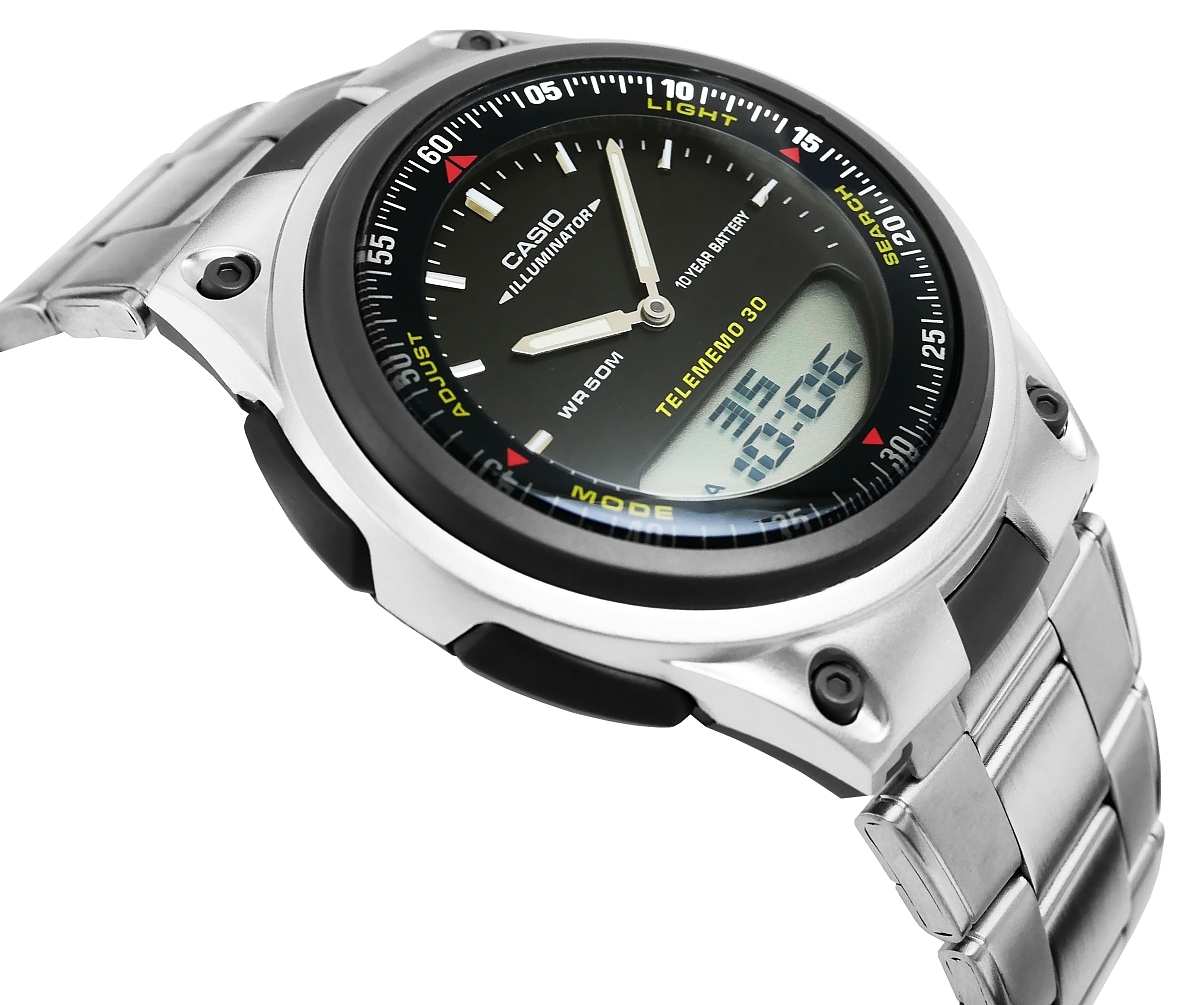 Zegarek Męski CASIO DUAL AW-80D-1AVDF + BOX - obrazek 6