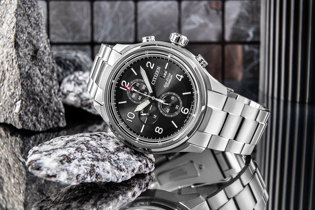 Zegarek Męski CITIZEN Super Titanium Eco-Drive CA0810-88E + BOX - Зображення 6