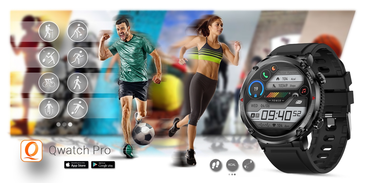 Smartwatch Gravity GT21-4 + Czarny Pasek Silikonowy - Зображення 16