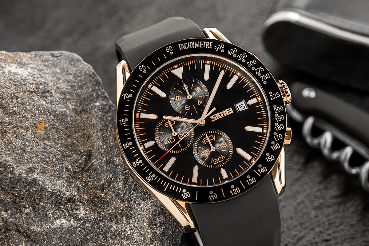 Zegarek Męski Skmei 9253PRGBK + BOX - Зображення 4