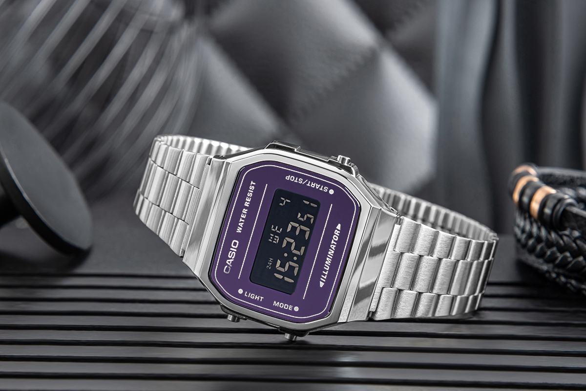 Zegarek Męski CASIO VINTAGE A168WEM-1EF + BOX - obrazek 6