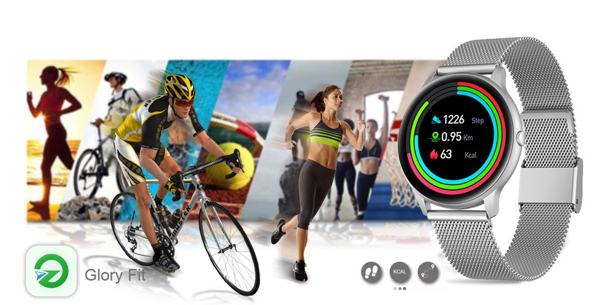 Damski SMARTWATCH G. Rossi SW015-3 Srebrny - obrazek 16