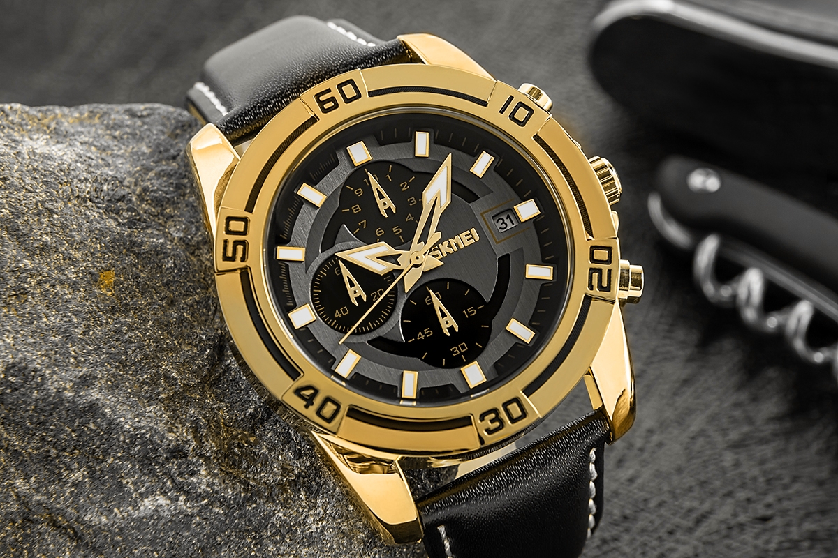 Zegarek Męski Skmei 9156GDBK + BOX - Зображення 4