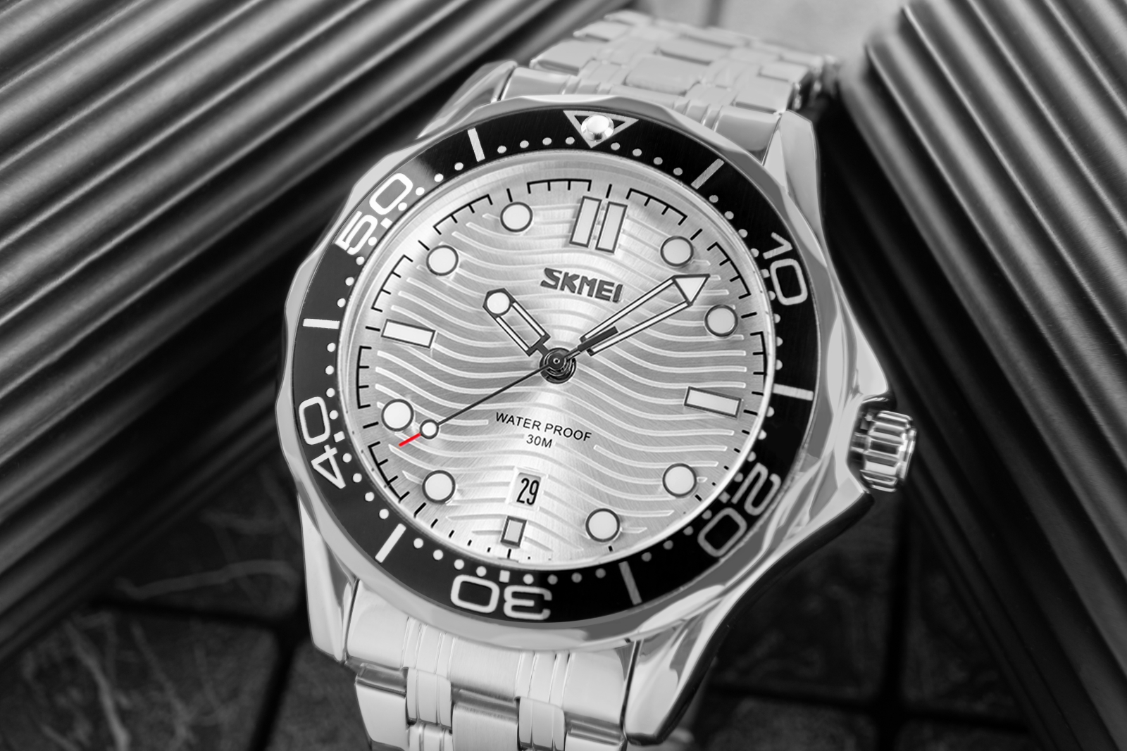 Zegarek Męski Skmei 9276SSISI + BOX - Зображення 6