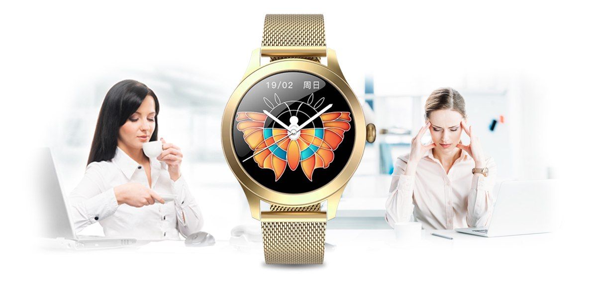 Damski SMARTWATCH G.Rossi SW014G-4 Złoty - Зображення 19