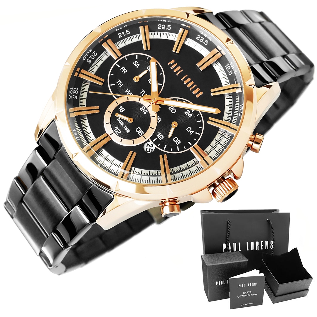 Zegarek Męski Paul Lorens PL13605B-1A4 - obrazek 2