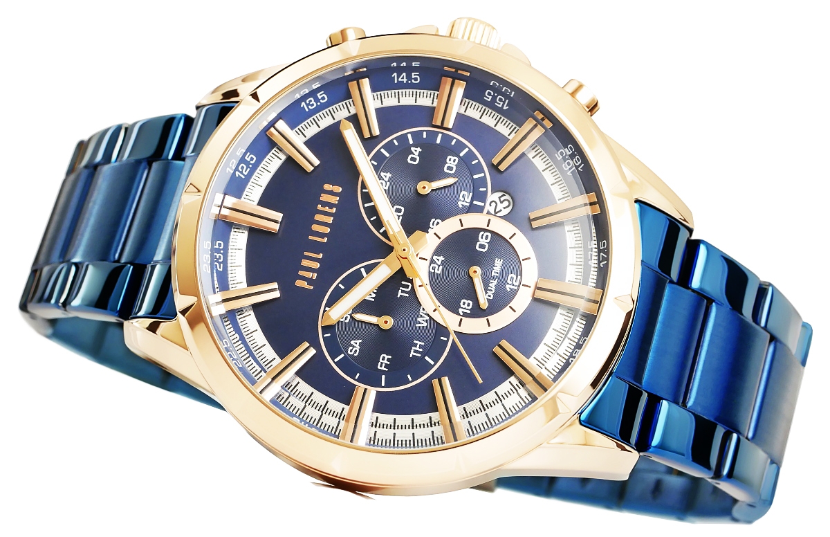 Zegarek Męski Paul Lorens PL13605B-6F3 - obrazek 4