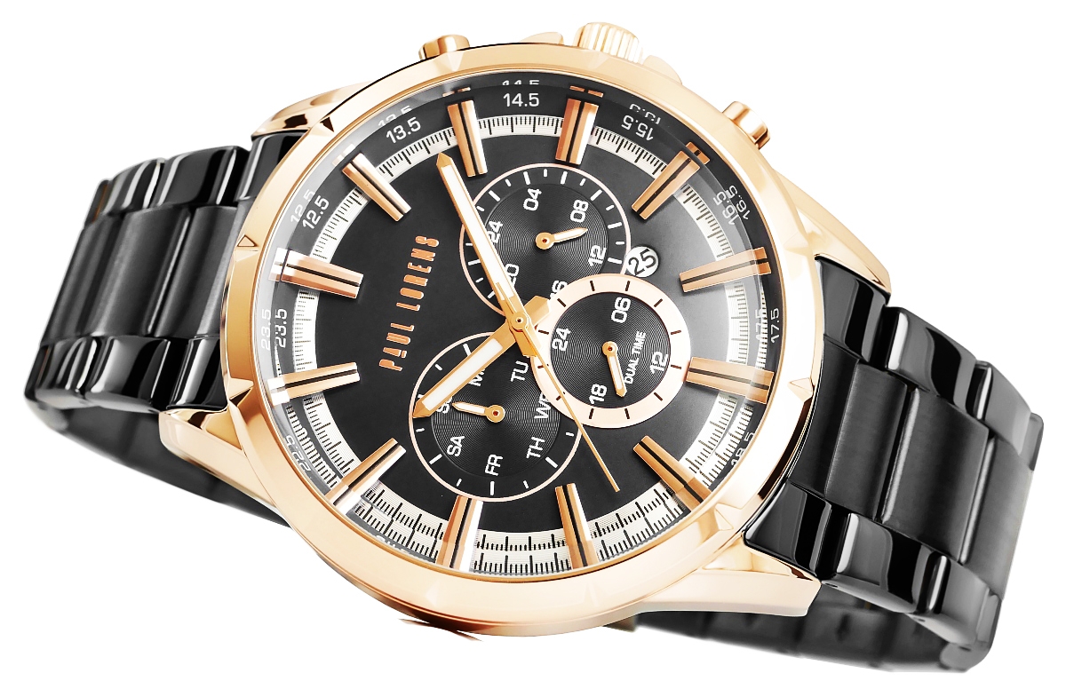 Zegarek Męski Paul Lorens PL13605B-1A4 - obrazek 4