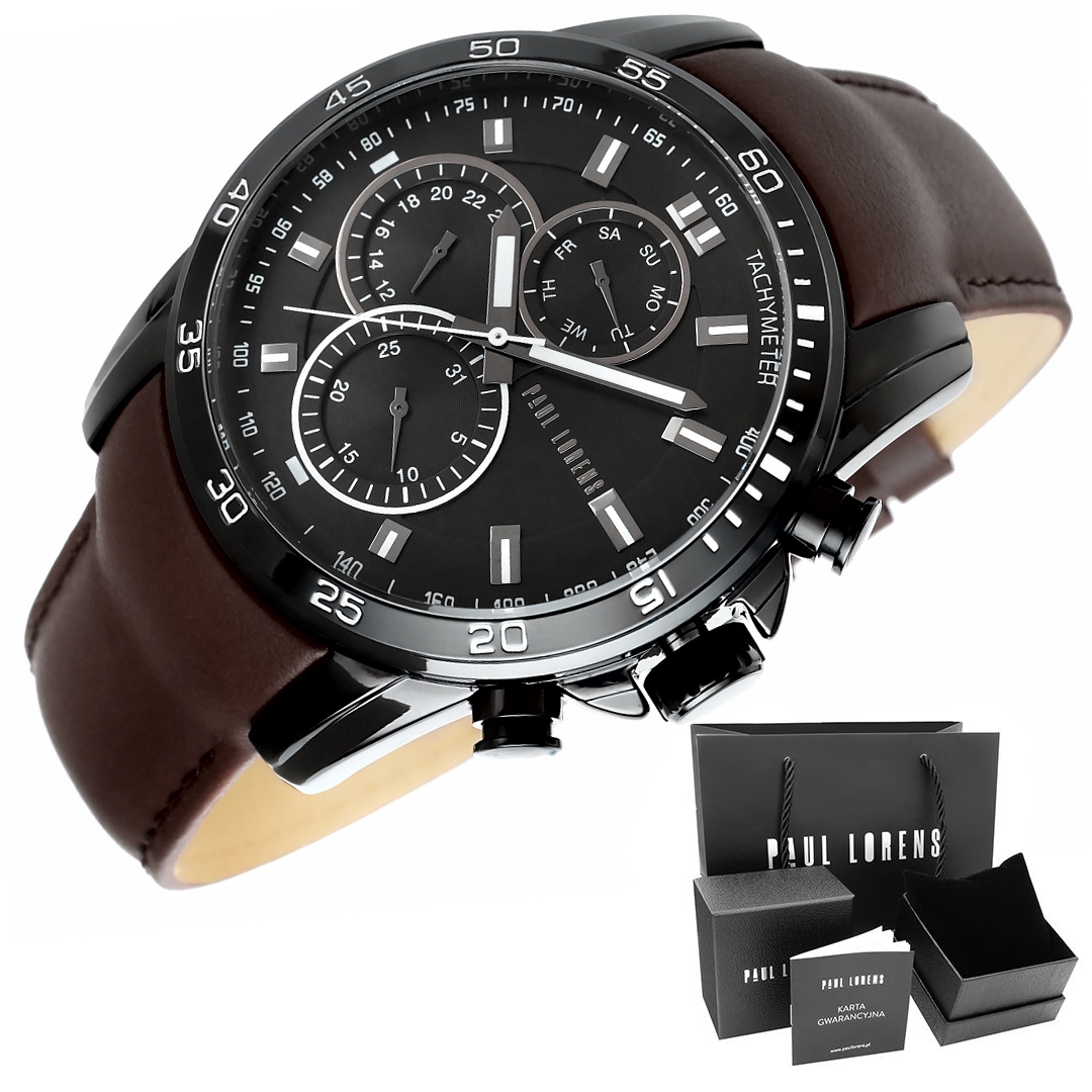 Zegarek Męski Paul Lorens PL9753A8-1B1-2 - obrazek 2