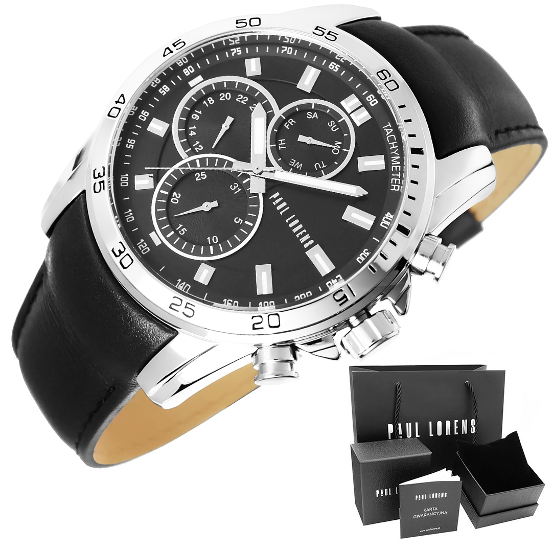 Zegarek Męski Paul Lorens PL9753A8-1A1 - obrazek 2
