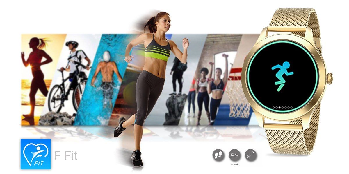 Damski SMARTWATCH G.Rossi SW014G-4 Złoty - Зображення 20