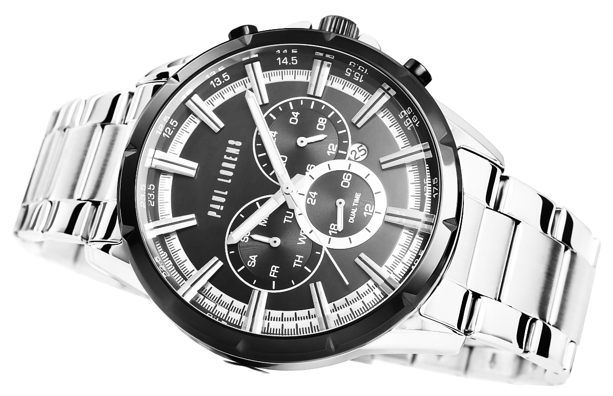 Zegarek Męski Paul Lorens PL13605B-1C1 - obrazek 4