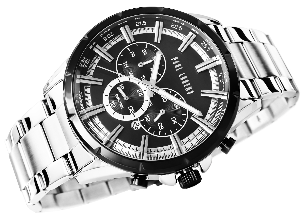 Zegarek Męski Paul Lorens PL13605B-1C1 - obrazek 5