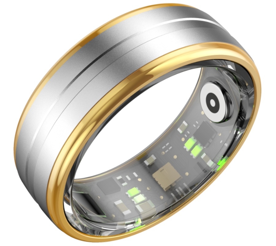 Smart Ring RUBICON R6 Gold/Silver SIZE-10(US) SMARUB325