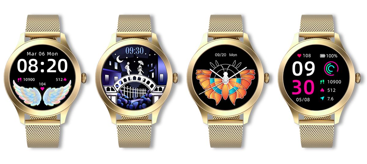 Damski SMARTWATCH G.Rossi SW014G-4 Złoty - Зображення 12