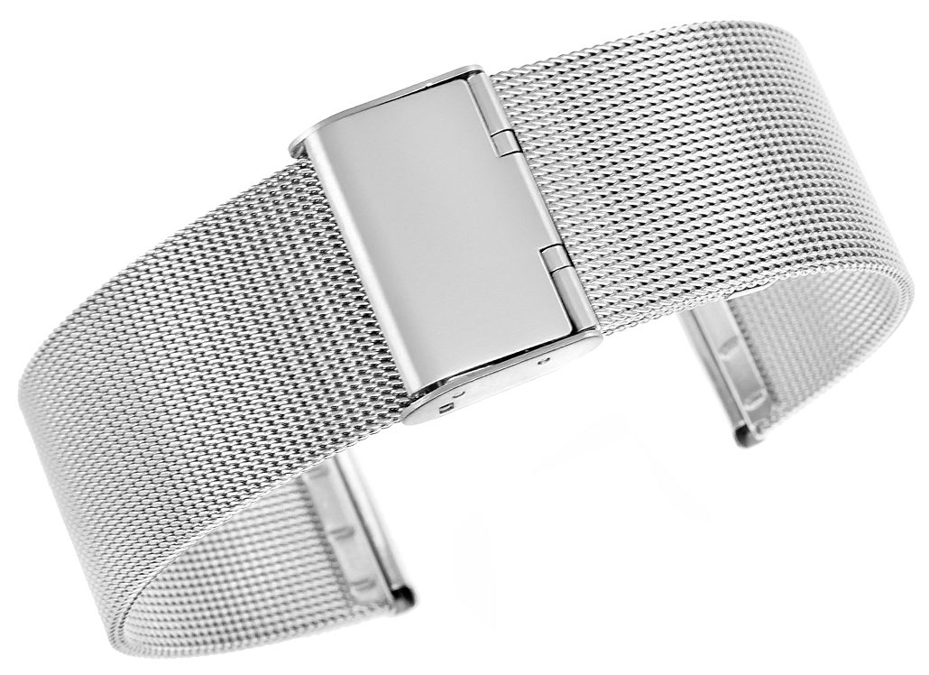 Bransoleta Siatka Srebrna 22 mm 301S22 - Зображення 2