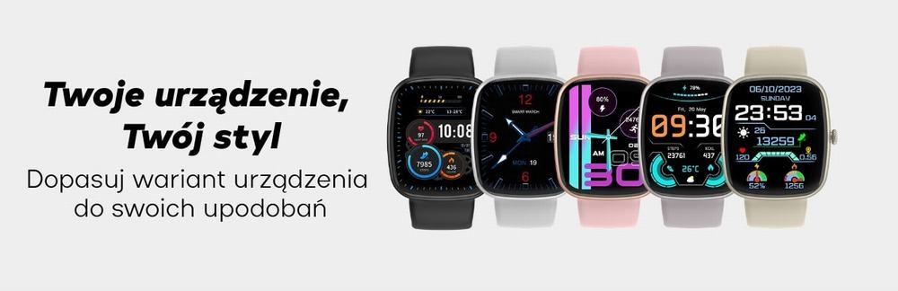 Smartwatch Damski GRAVITY GT18-3 Różowy Pasek Silikonowy + Granatowy Pasek - Зображення 25