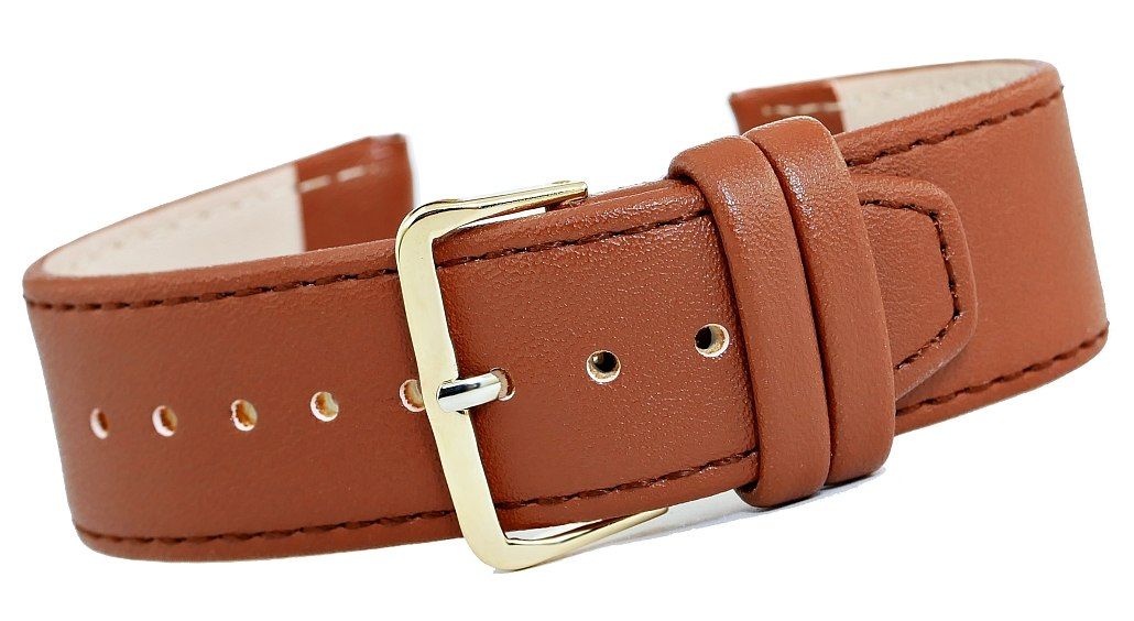 Pasek do zegarka CLASSIC - skóra 24 mm 4999-24XXL-2Z Brązowy - obrazek 2