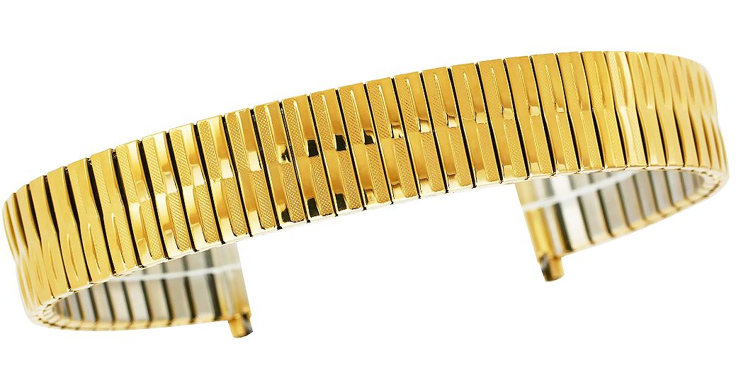 Bransoleta rozciągana Złota HQ 12 do 16 mm 109G-12/16 - obrazek 2