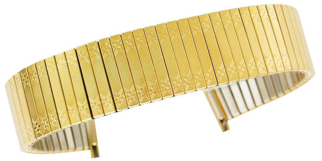 Bransoleta rozciągana Złota HQ 18 do 22 mm 116G-18/22 - obrazek 2