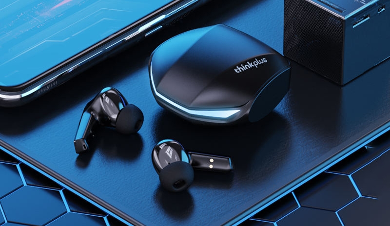 Słuchawki bezprzewodowe douszne LENOVO Thinkplus LivePods GM2 PRO Czarne - obrazek 2