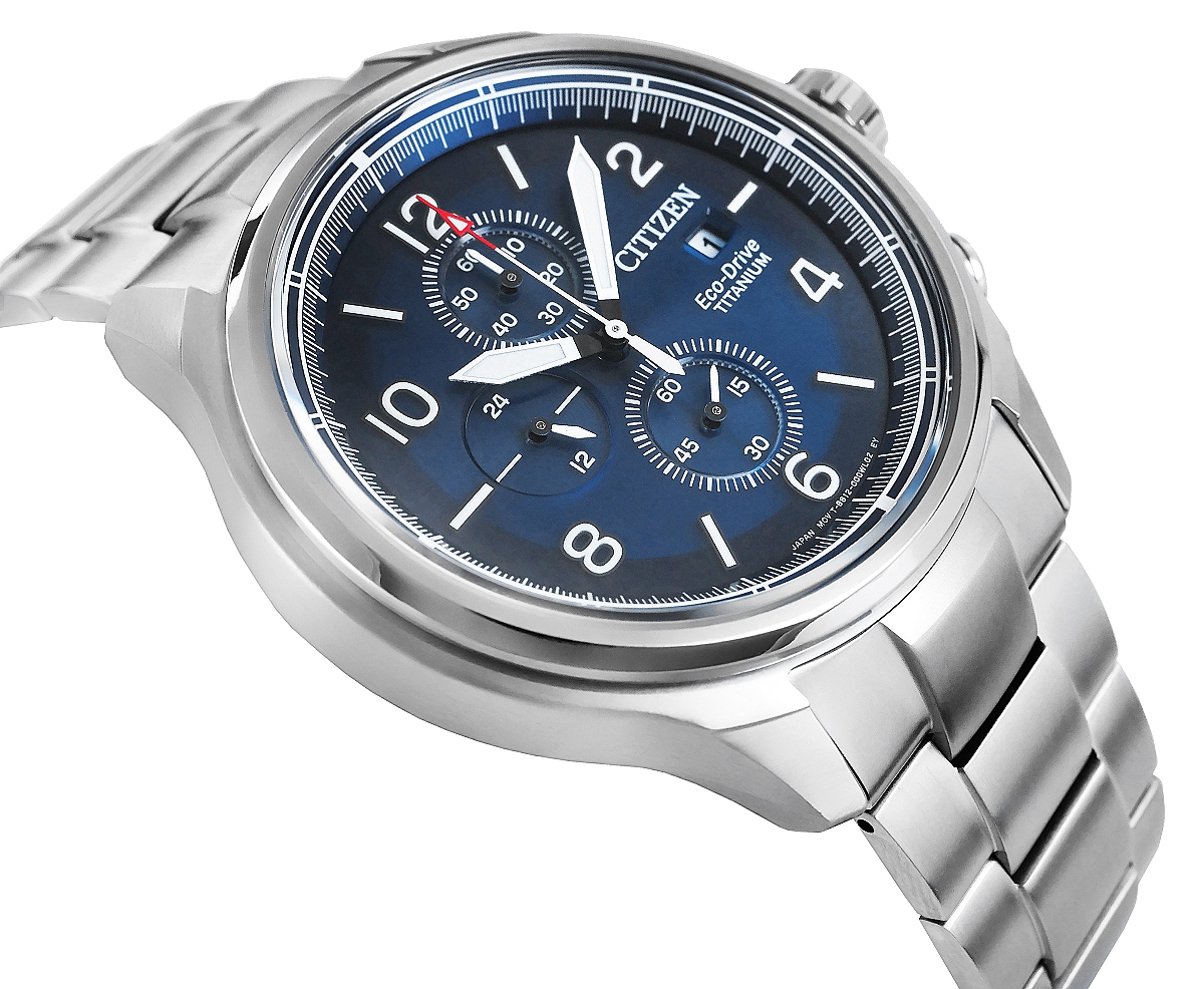 Zegarek Męski CITIZEN Super Titanium Eco-Drive CA0810-88L + BOX - obrazek 2