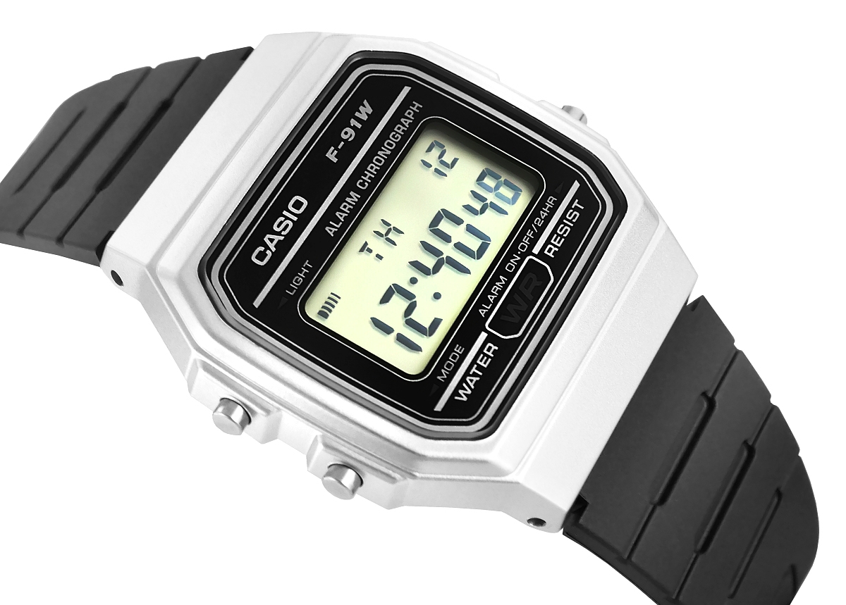 Zegarek Męski CASIO F-91WM-7ADF + BOX - obrazek 2
