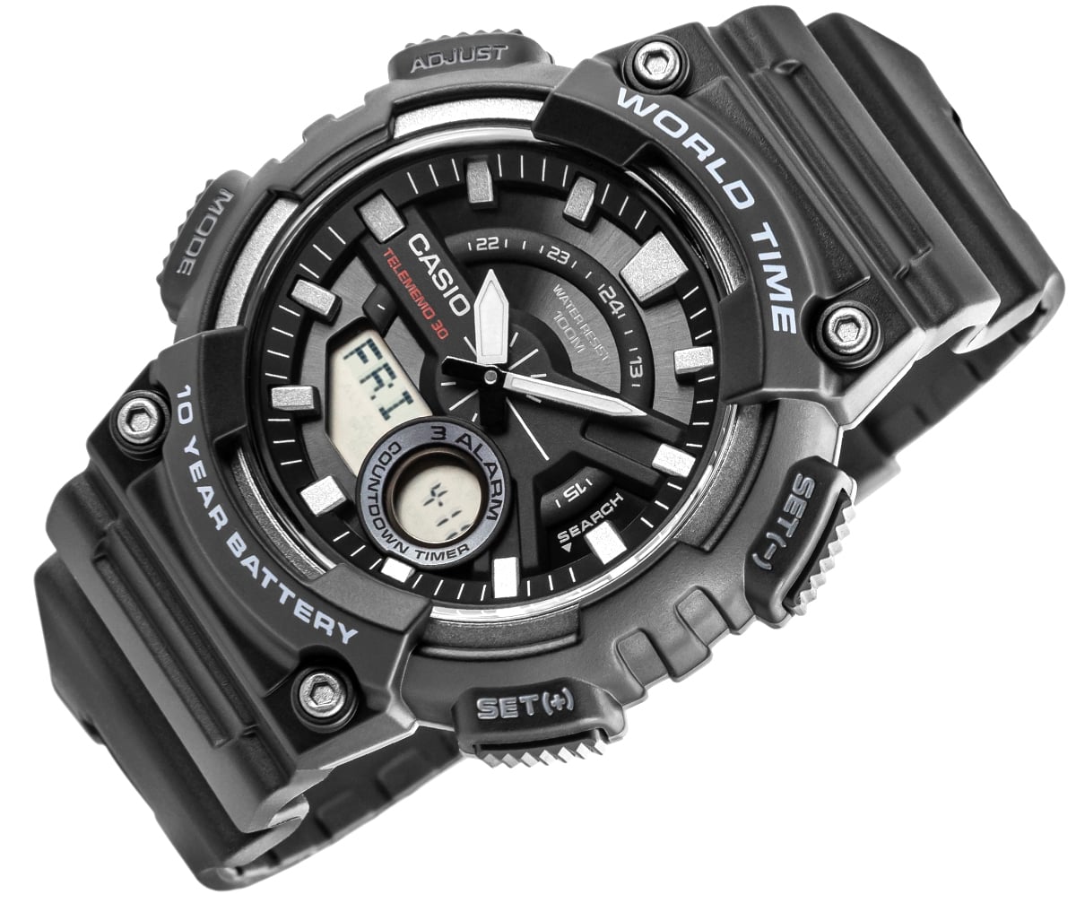 Zegarek Męski CASIO Gerton AEQ-110W-1AVDF + BOX - obrazek 2