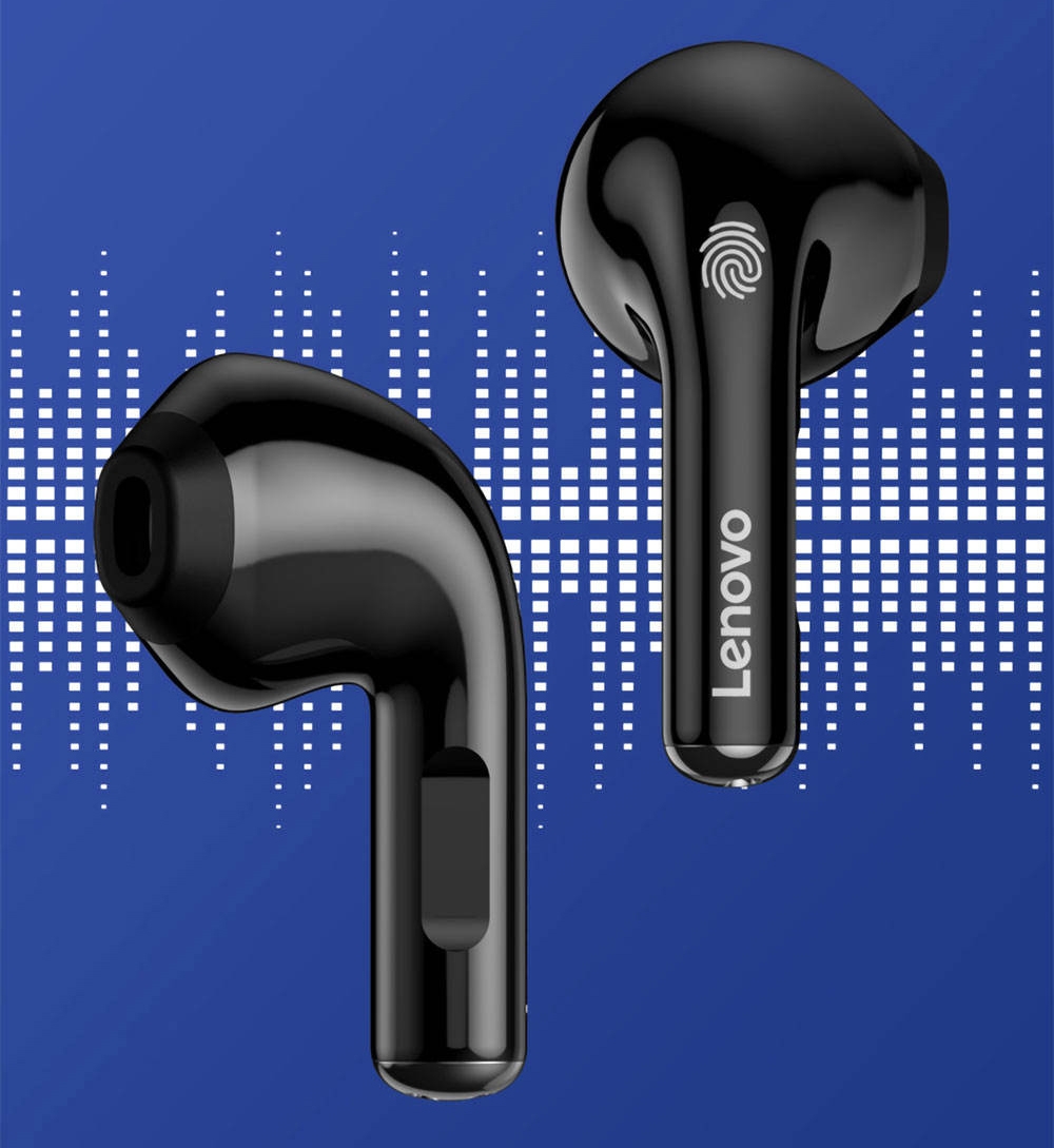 Słuchawki bezprzewodowe douszne LENOVO Thinkplus LivePods LP12 Czarne - obrazek 6