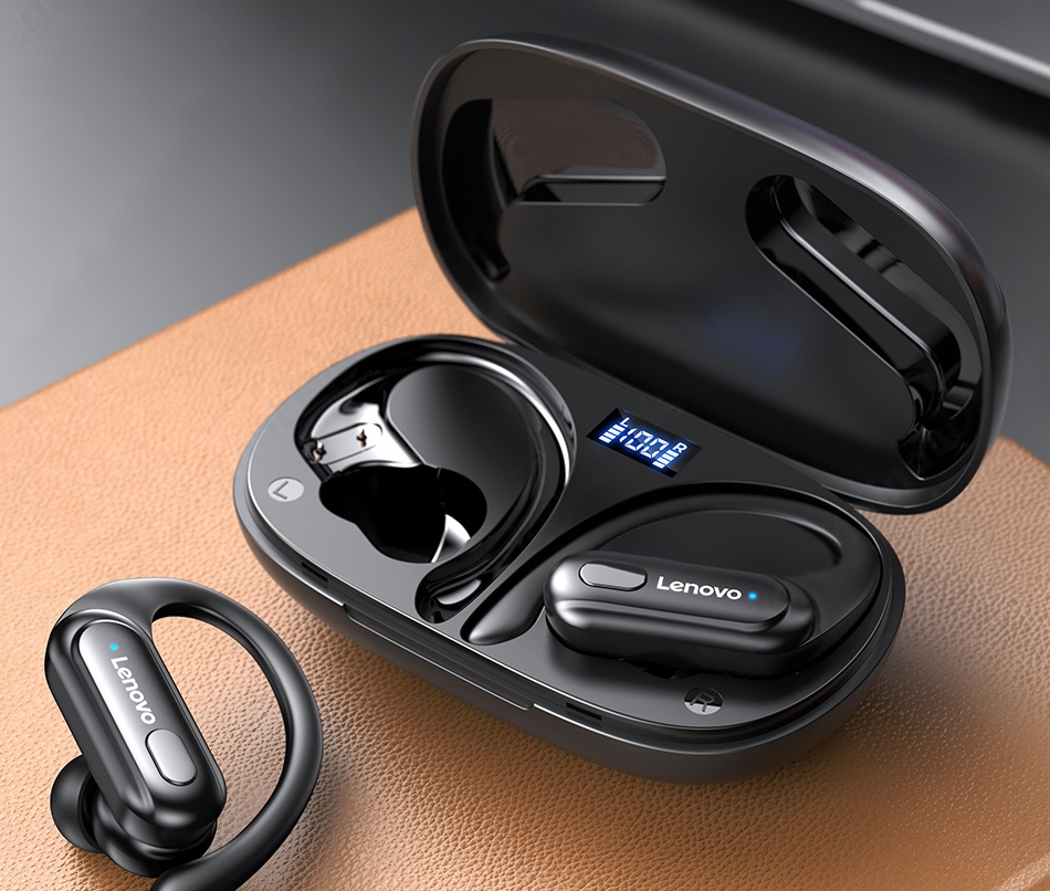 Słuchawki bezprzewodowe douszne LENOVO Thinkplus LivePods XT60B Czarne - obrazek 2