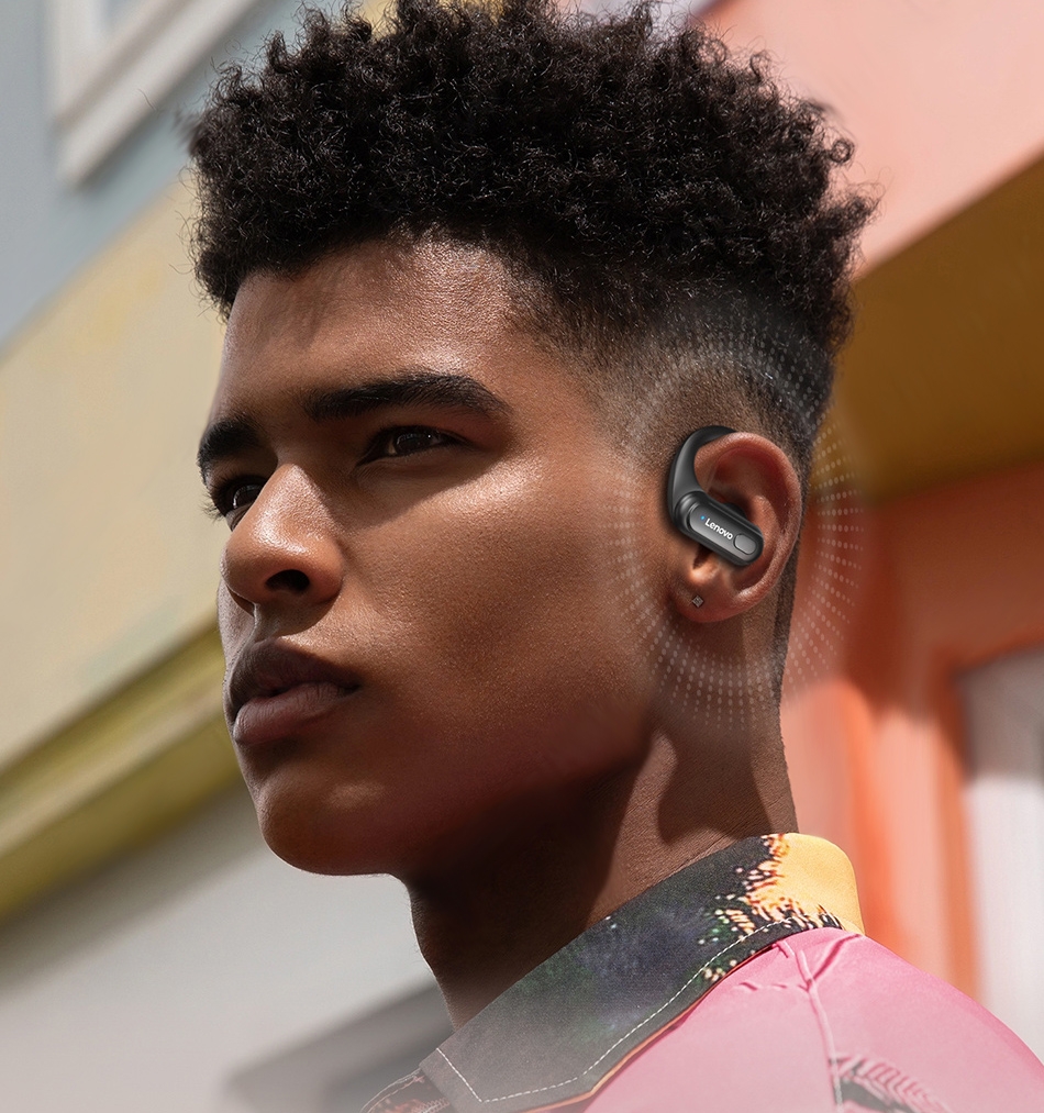 Słuchawki bezprzewodowe douszne LENOVO Thinkplus LivePods XT60B Czarne - obrazek 3