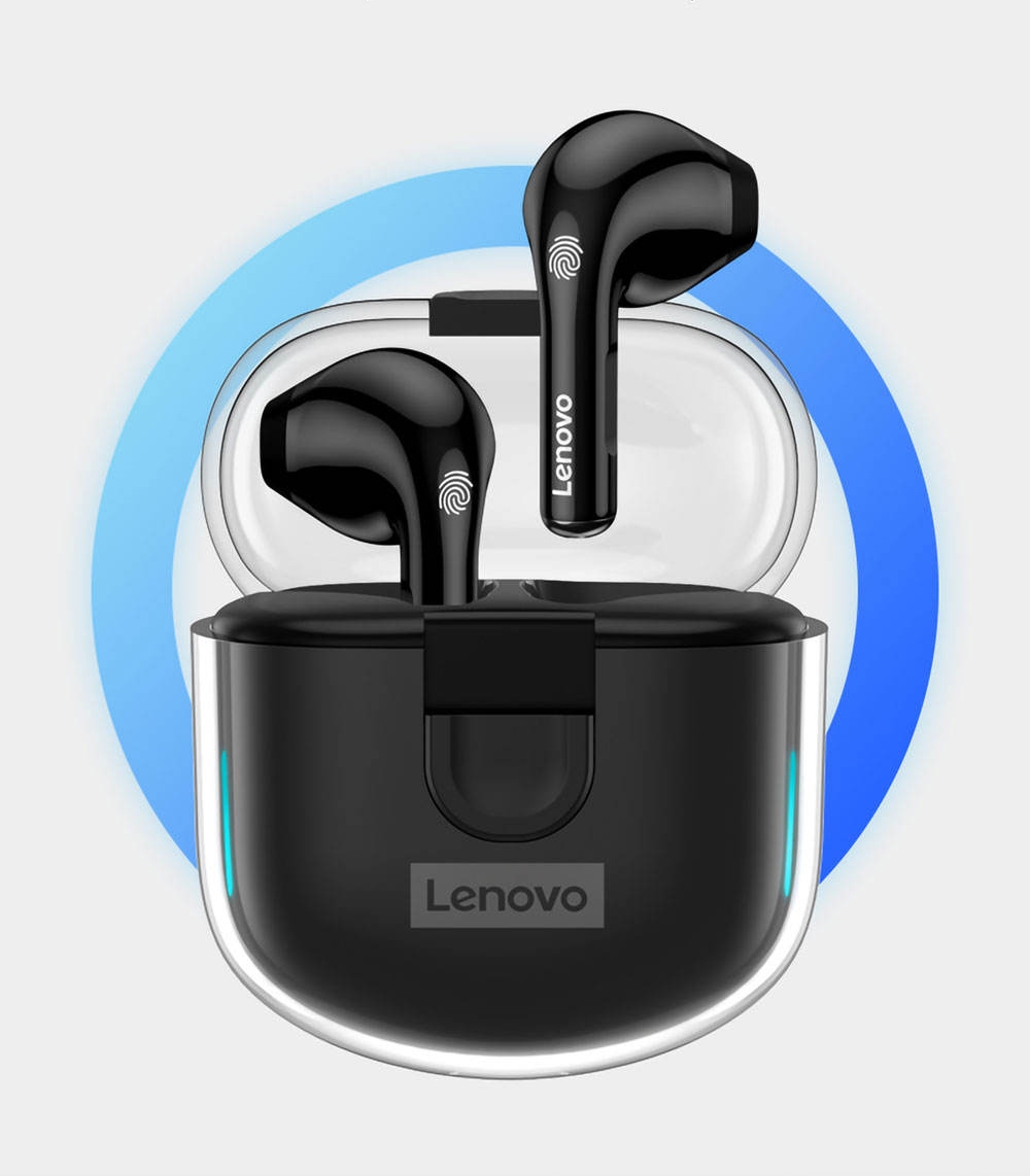 Słuchawki bezprzewodowe douszne LENOVO Thinkplus LivePods LP12 Czarne - obrazek 8