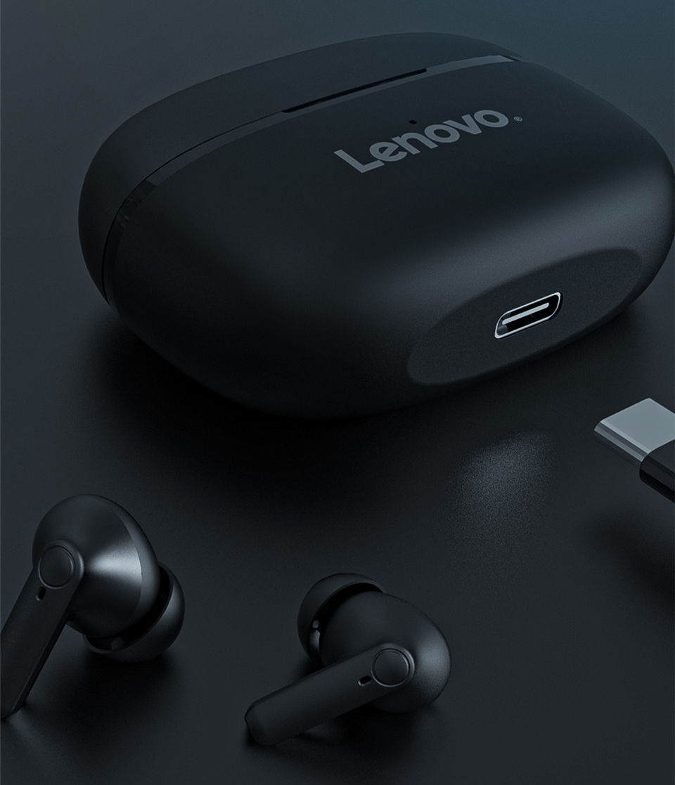 Słuchawki bezprzewodowe douszne LENOVO HT05 Czarne - obrazek 11